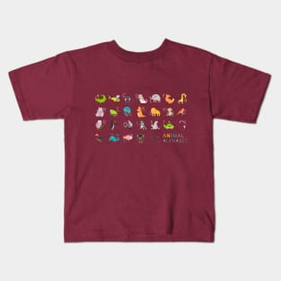 Animal alphabet Kids T-Shirt